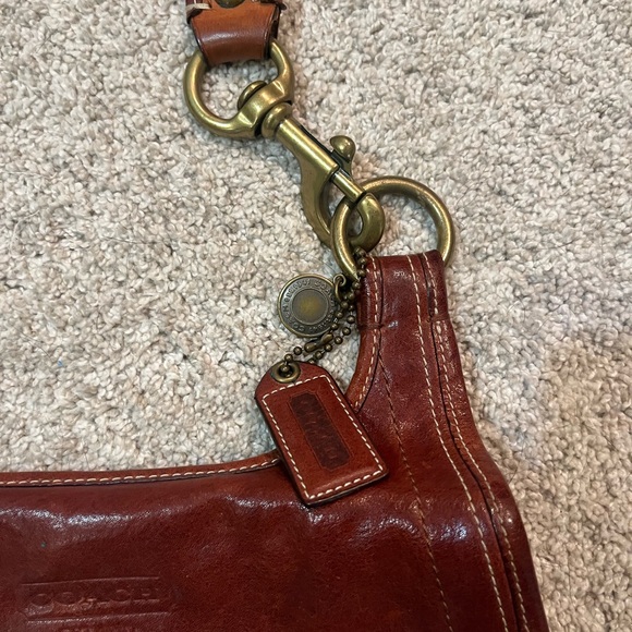 Coach Legacy Ali 65th Anniversary Edition Leather Shoulder Bag Whiskey Brown - Picture 4 of 6